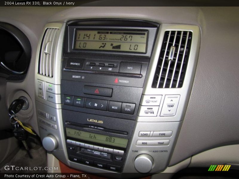 Black Onyx / Ivory 2004 Lexus RX 330