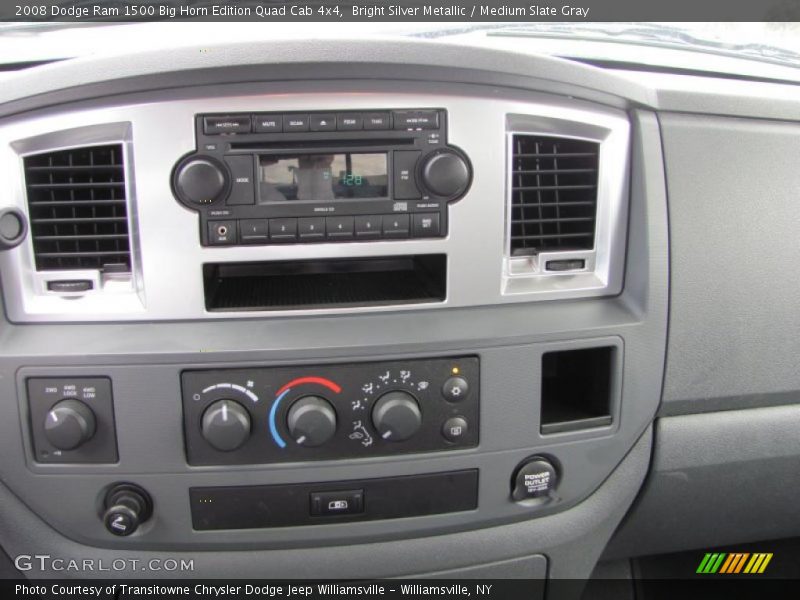 Bright Silver Metallic / Medium Slate Gray 2008 Dodge Ram 1500 Big Horn Edition Quad Cab 4x4