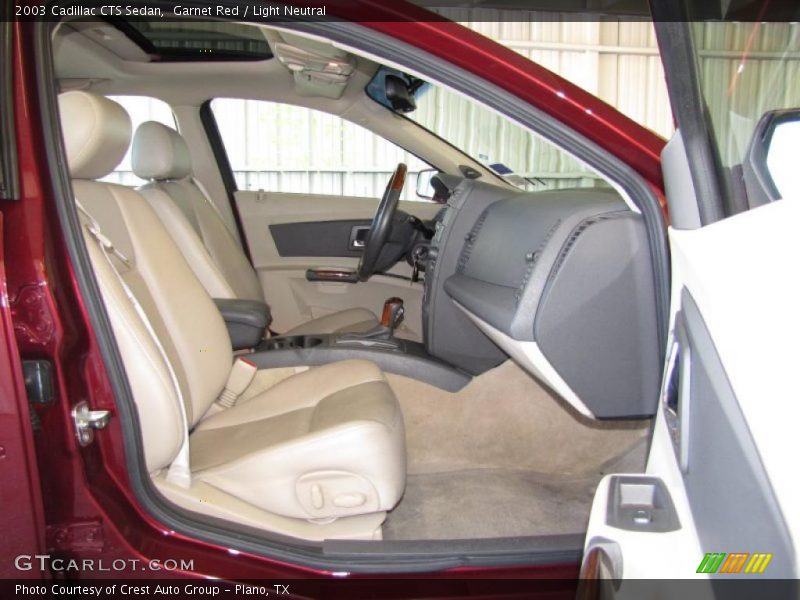 Garnet Red / Light Neutral 2003 Cadillac CTS Sedan