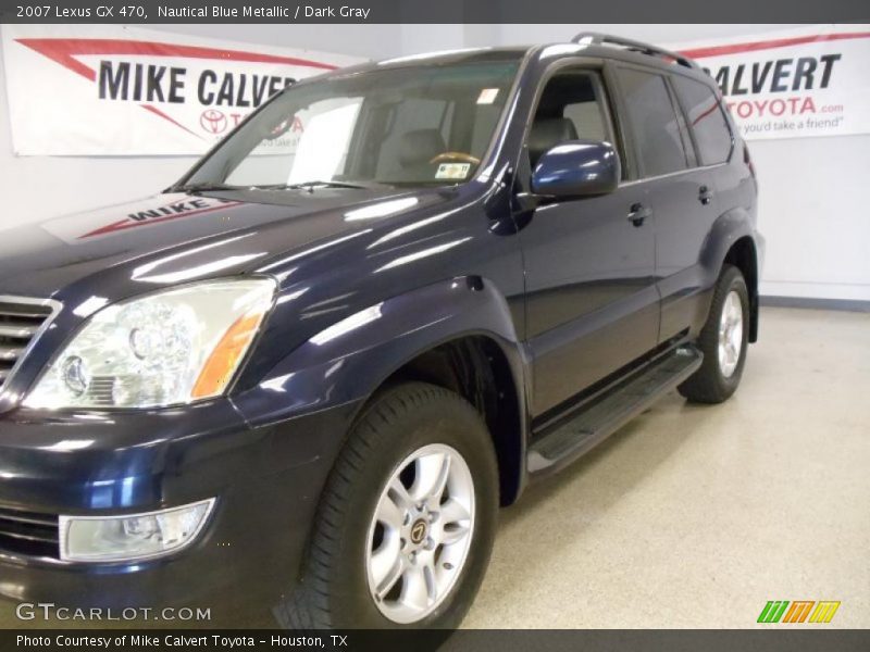 Nautical Blue Metallic / Dark Gray 2007 Lexus GX 470
