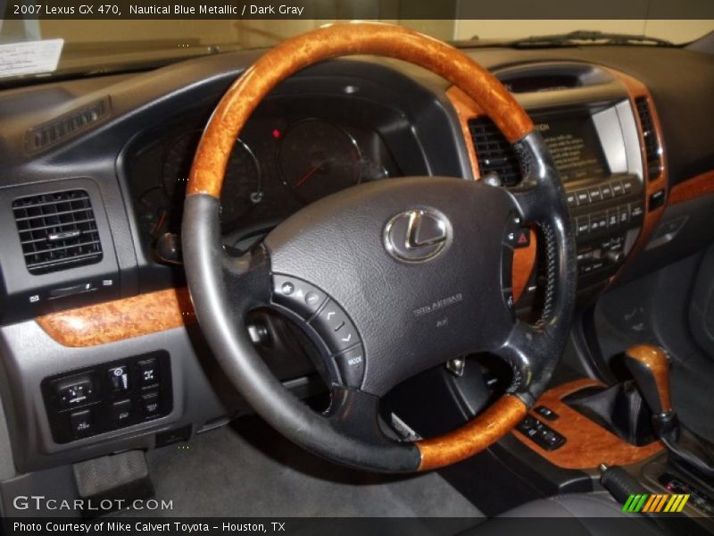 Nautical Blue Metallic / Dark Gray 2007 Lexus GX 470