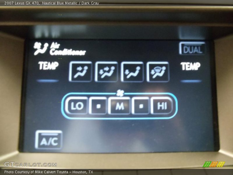Nautical Blue Metallic / Dark Gray 2007 Lexus GX 470
