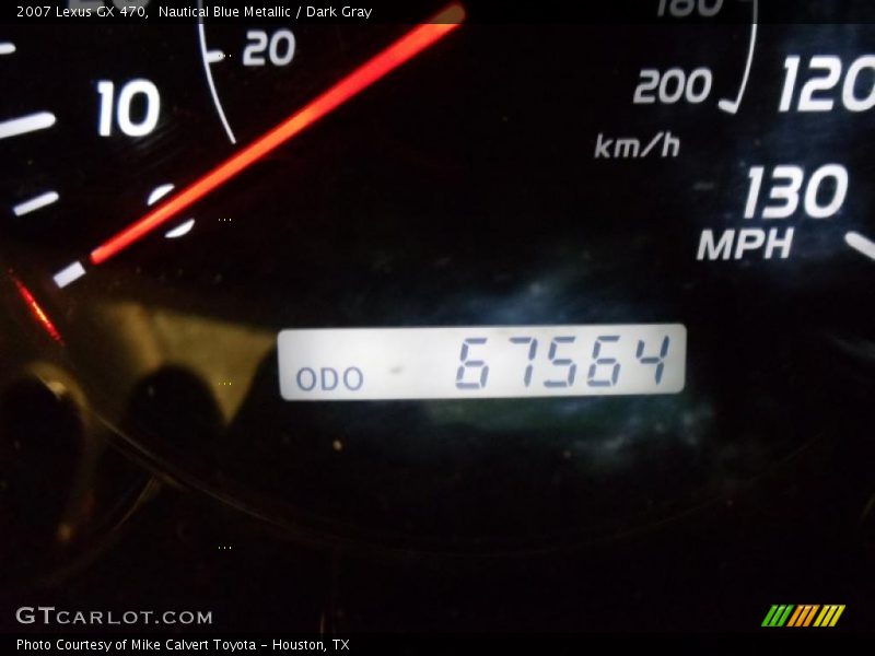 Nautical Blue Metallic / Dark Gray 2007 Lexus GX 470