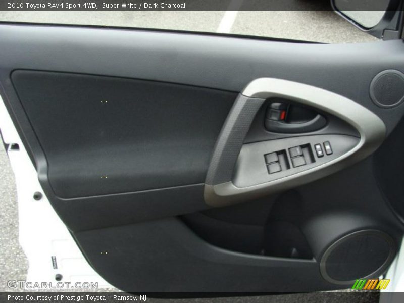 Super White / Dark Charcoal 2010 Toyota RAV4 Sport 4WD
