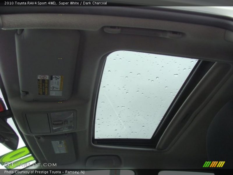 Super White / Dark Charcoal 2010 Toyota RAV4 Sport 4WD