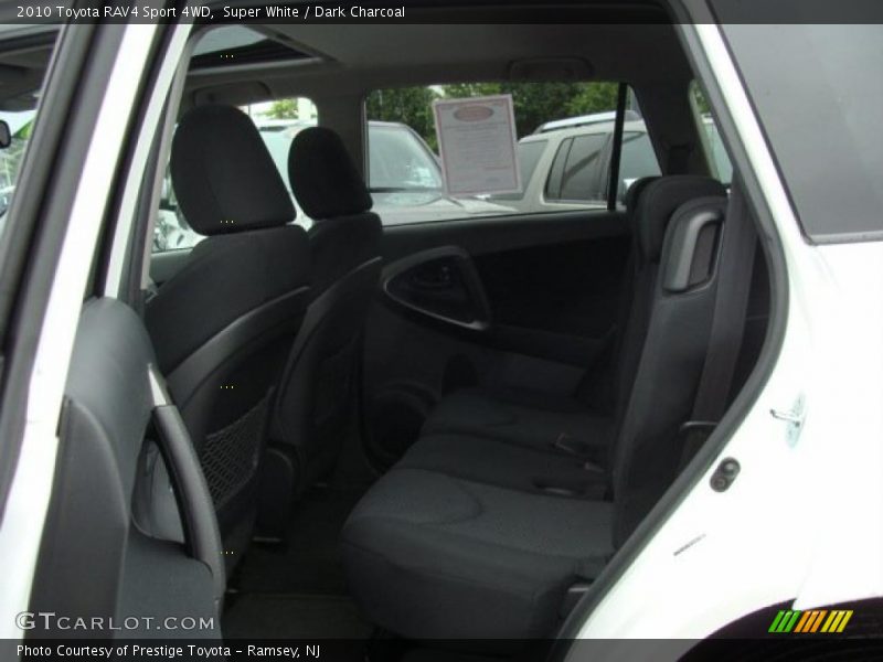Super White / Dark Charcoal 2010 Toyota RAV4 Sport 4WD