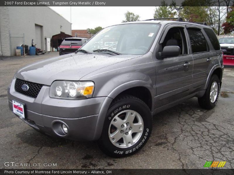 Tungsten Grey Metallic / Ebony 2007 Ford Escape Limited