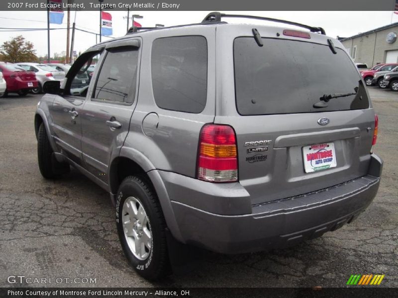Tungsten Grey Metallic / Ebony 2007 Ford Escape Limited