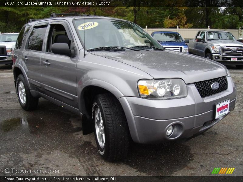 Tungsten Grey Metallic / Ebony 2007 Ford Escape Limited