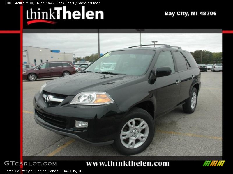 Nighthawk Black Pearl / Saddle/Black 2006 Acura MDX