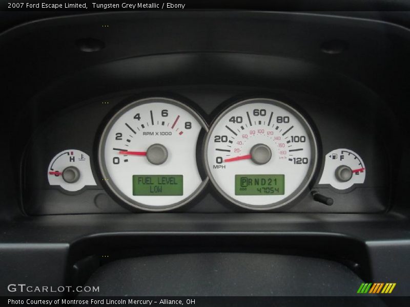 Tungsten Grey Metallic / Ebony 2007 Ford Escape Limited