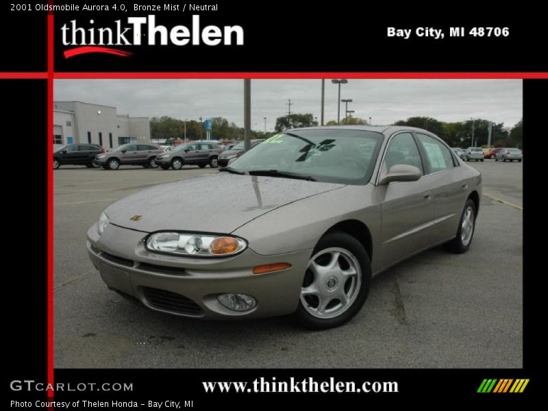 Bronze Mist / Neutral 2001 Oldsmobile Aurora 4.0