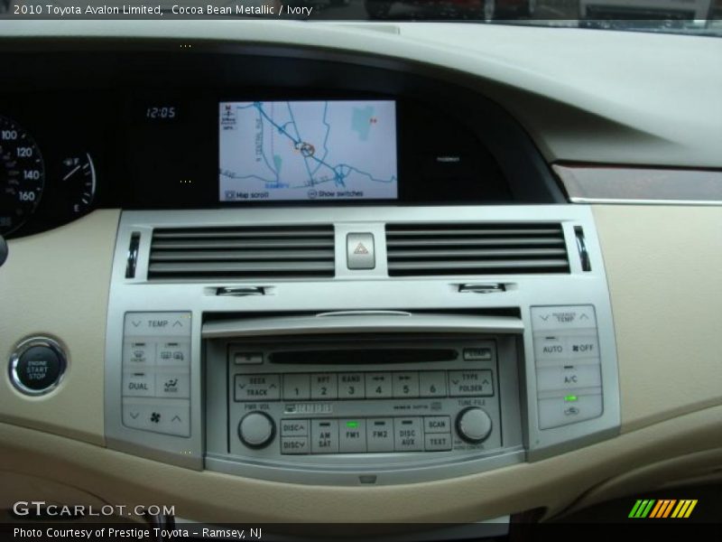 Cocoa Bean Metallic / Ivory 2010 Toyota Avalon Limited