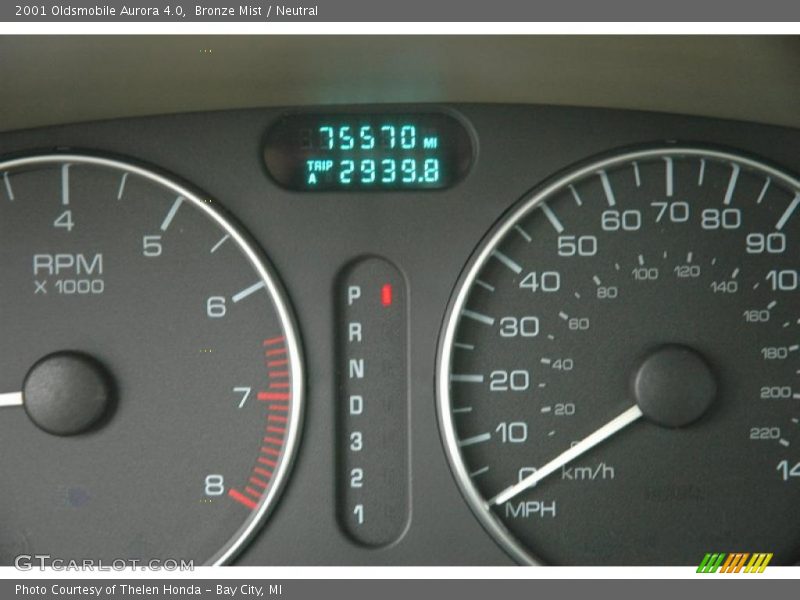 Bronze Mist / Neutral 2001 Oldsmobile Aurora 4.0