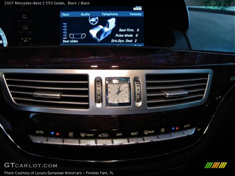 Black / Black 2007 Mercedes-Benz S 550 Sedan