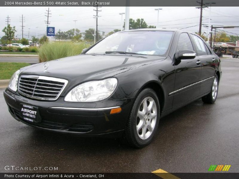 Black / Charcoal 2004 Mercedes-Benz S 500 4Matic Sedan