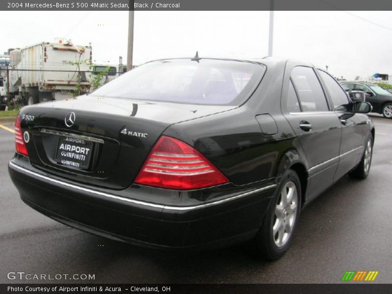 Black / Charcoal 2004 Mercedes-Benz S 500 4Matic Sedan