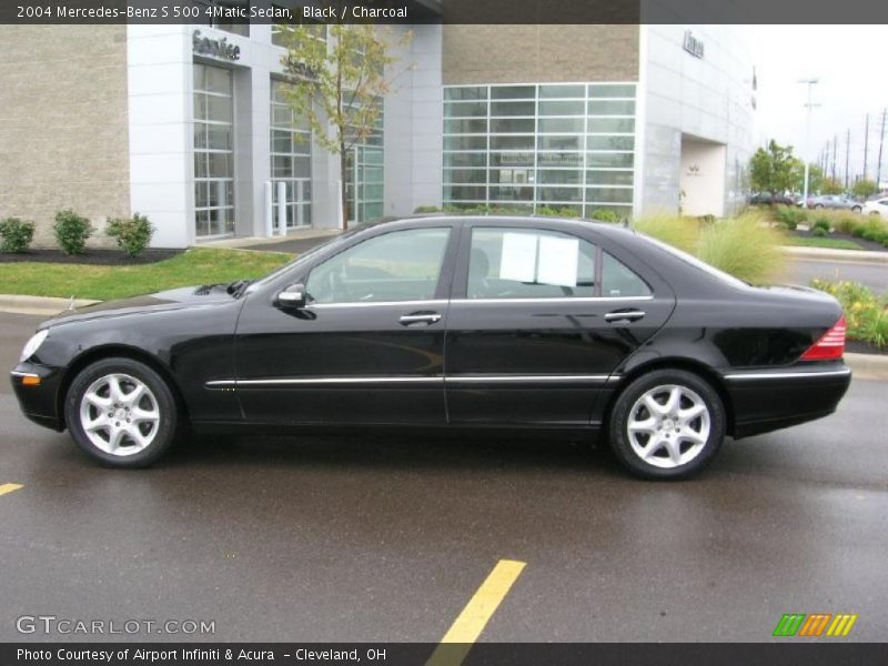 Black / Charcoal 2004 Mercedes-Benz S 500 4Matic Sedan