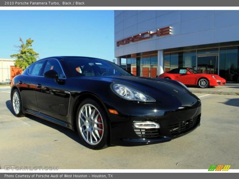 Black / Black 2010 Porsche Panamera Turbo