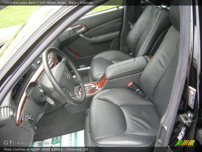 Black / Charcoal 2004 Mercedes-Benz S 500 4Matic Sedan