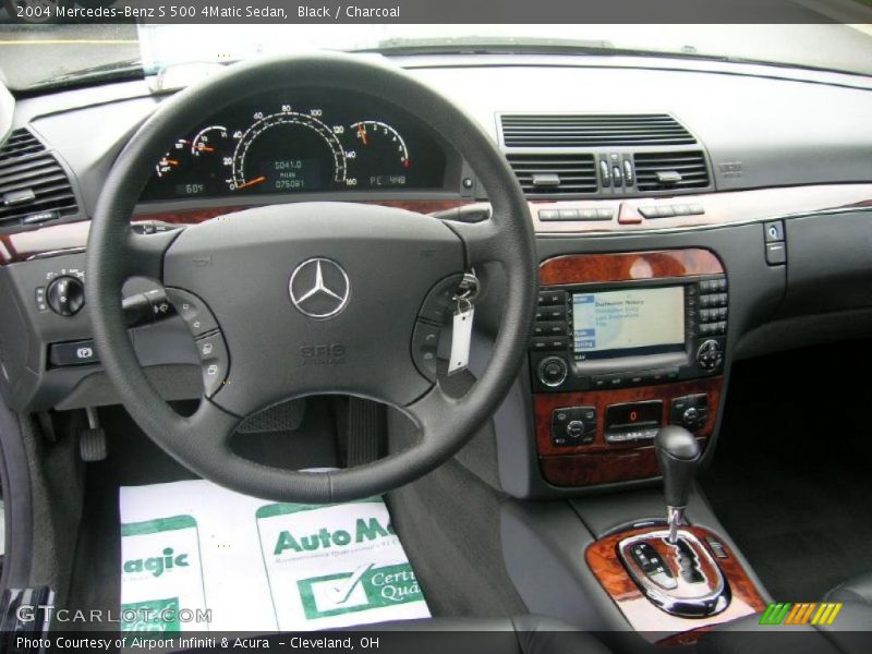 Black / Charcoal 2004 Mercedes-Benz S 500 4Matic Sedan
