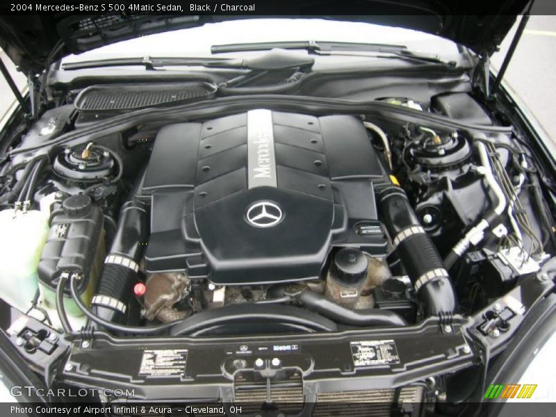 Black / Charcoal 2004 Mercedes-Benz S 500 4Matic Sedan