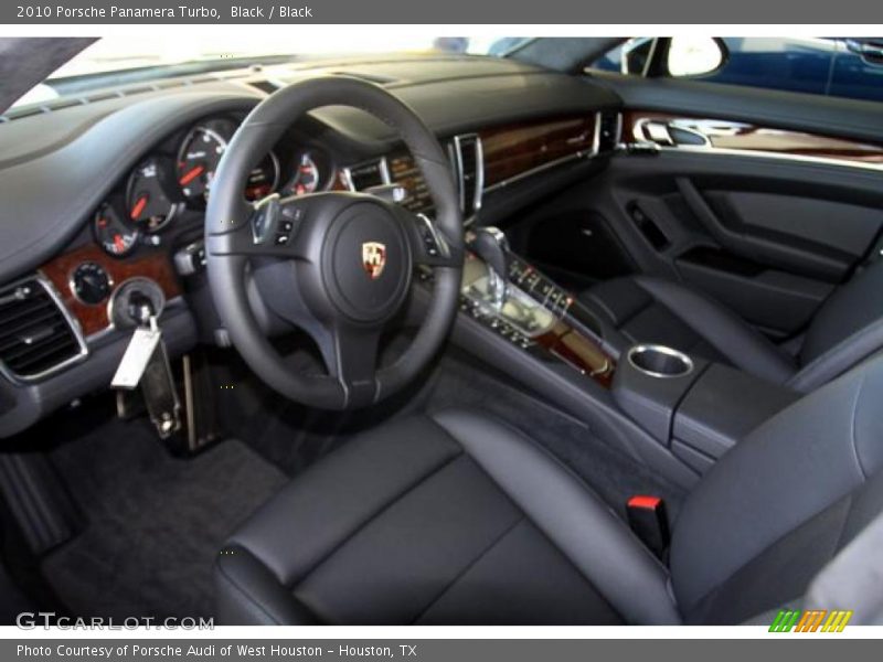 Black / Black 2010 Porsche Panamera Turbo