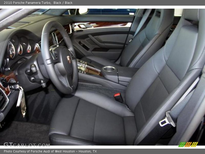 Black / Black 2010 Porsche Panamera Turbo