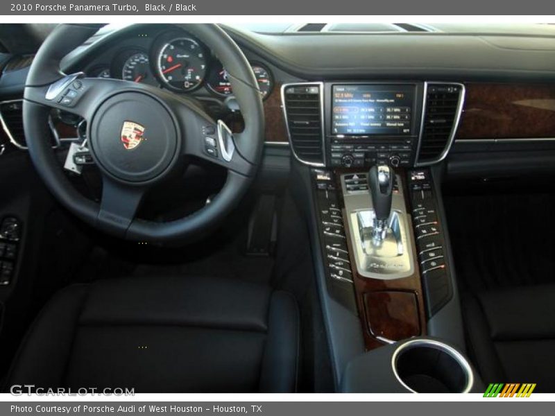 Black / Black 2010 Porsche Panamera Turbo