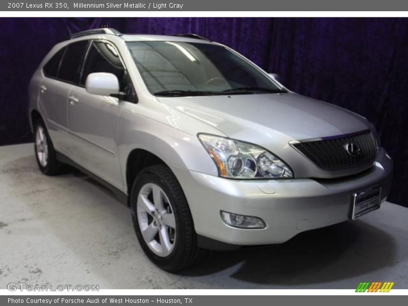 Millennium Silver Metallic / Light Gray 2007 Lexus RX 350