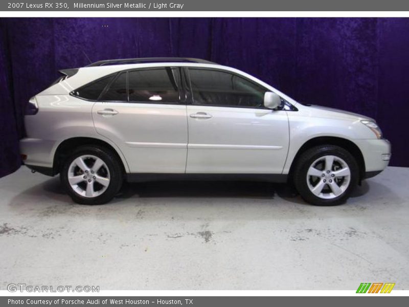 Millennium Silver Metallic / Light Gray 2007 Lexus RX 350
