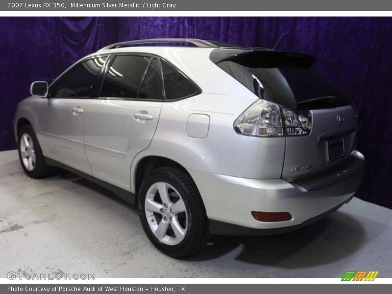 Millennium Silver Metallic / Light Gray 2007 Lexus RX 350