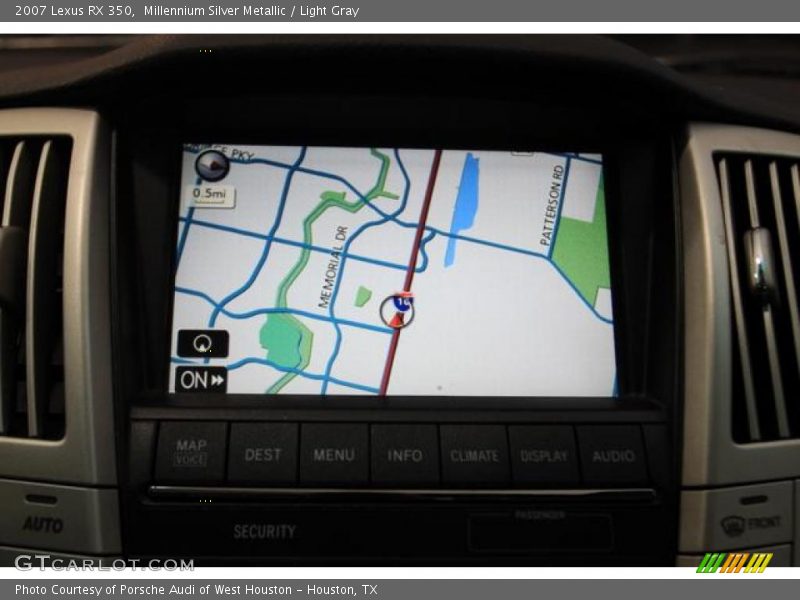 Millennium Silver Metallic / Light Gray 2007 Lexus RX 350