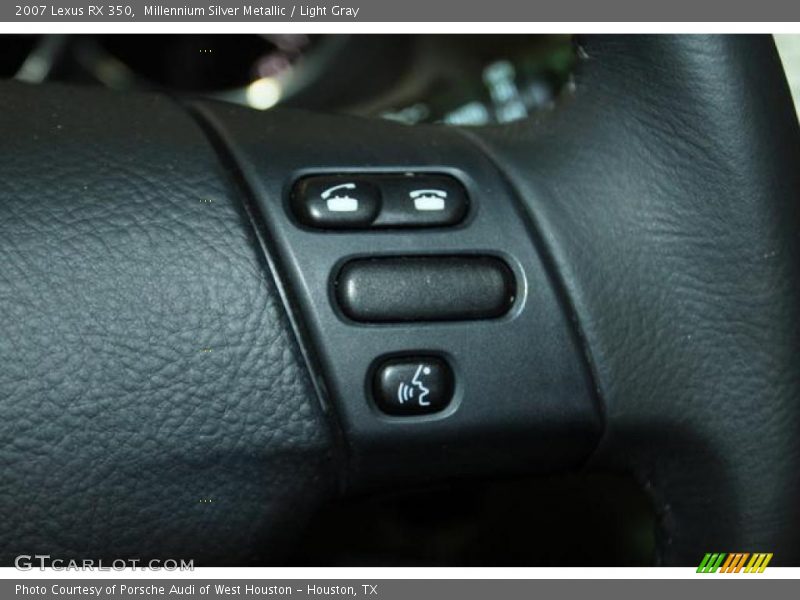 Millennium Silver Metallic / Light Gray 2007 Lexus RX 350