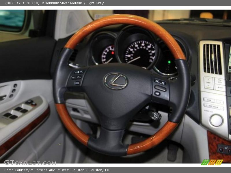 Millennium Silver Metallic / Light Gray 2007 Lexus RX 350