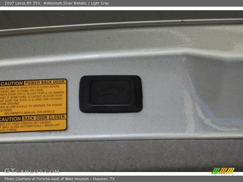 Millennium Silver Metallic / Light Gray 2007 Lexus RX 350