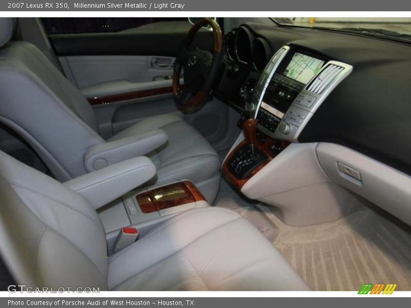 Millennium Silver Metallic / Light Gray 2007 Lexus RX 350
