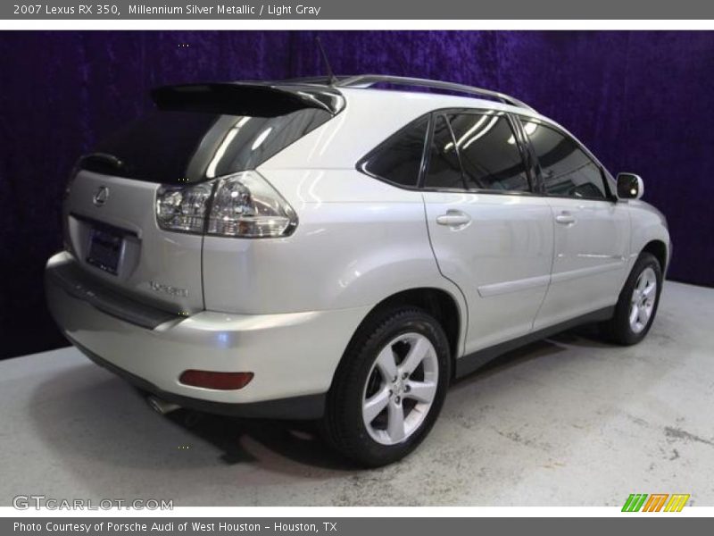 Millennium Silver Metallic / Light Gray 2007 Lexus RX 350