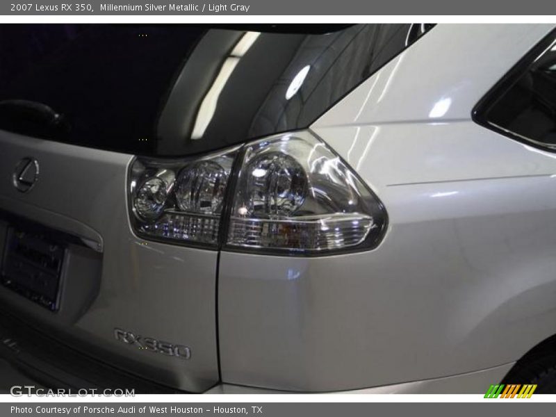 Millennium Silver Metallic / Light Gray 2007 Lexus RX 350