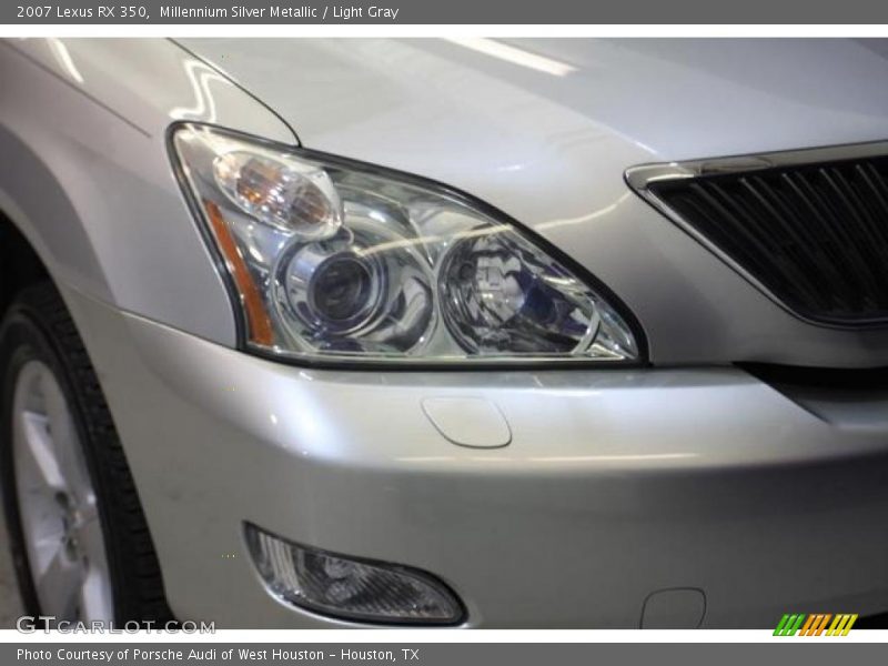 Millennium Silver Metallic / Light Gray 2007 Lexus RX 350