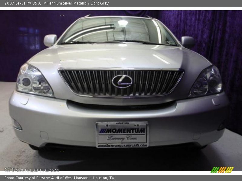 Millennium Silver Metallic / Light Gray 2007 Lexus RX 350