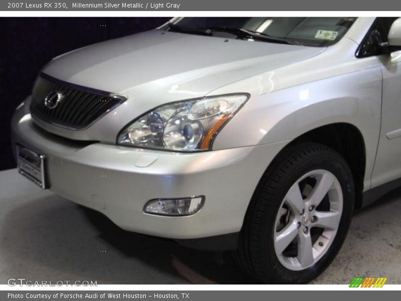 Millennium Silver Metallic / Light Gray 2007 Lexus RX 350