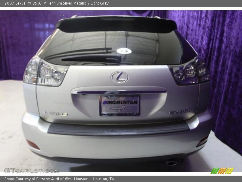 Millennium Silver Metallic / Light Gray 2007 Lexus RX 350