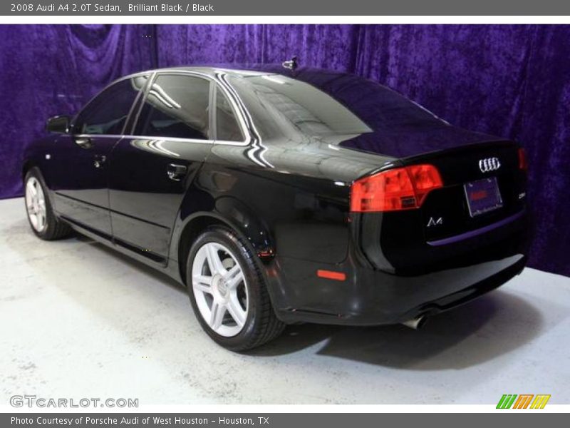 Brilliant Black / Black 2008 Audi A4 2.0T Sedan