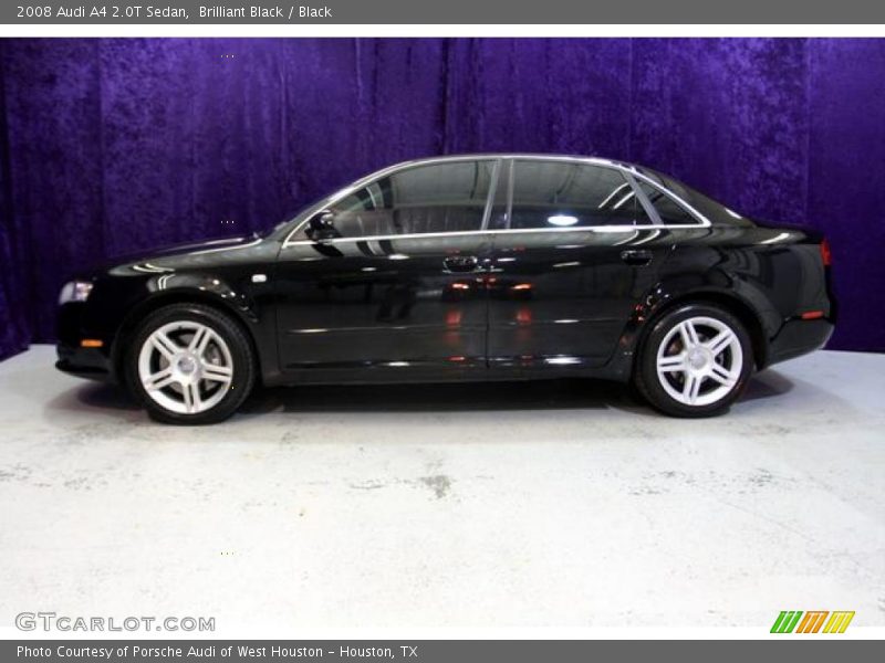 Brilliant Black / Black 2008 Audi A4 2.0T Sedan