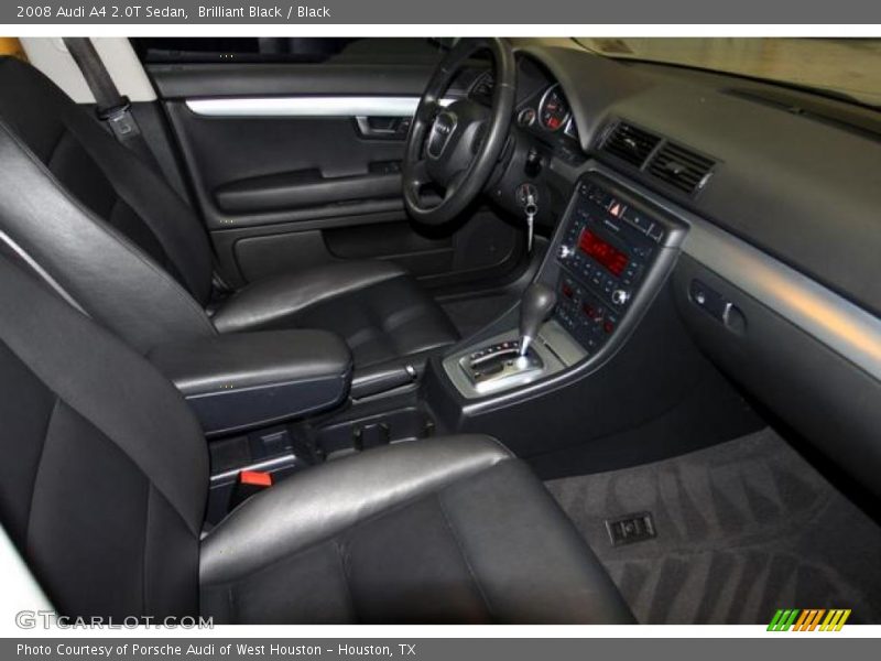 Brilliant Black / Black 2008 Audi A4 2.0T Sedan