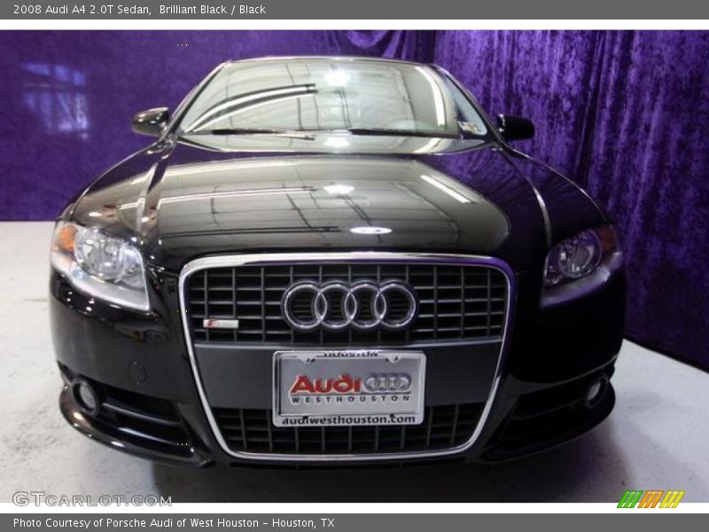 Brilliant Black / Black 2008 Audi A4 2.0T Sedan