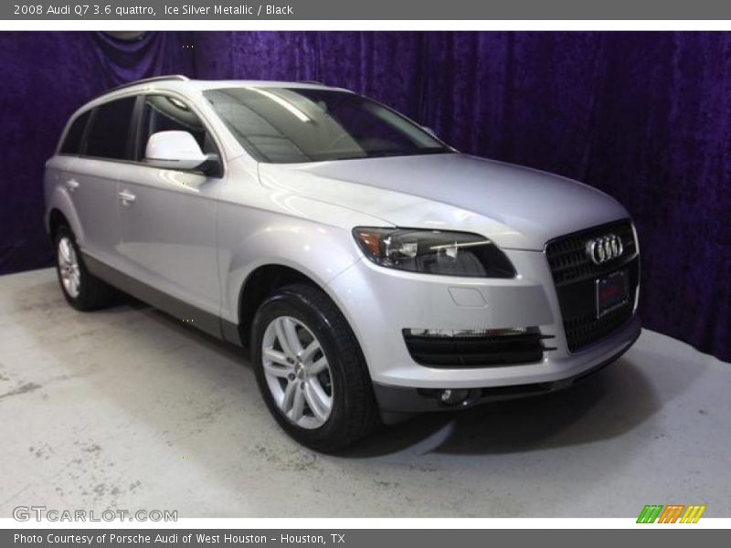 Ice Silver Metallic / Black 2008 Audi Q7 3.6 quattro