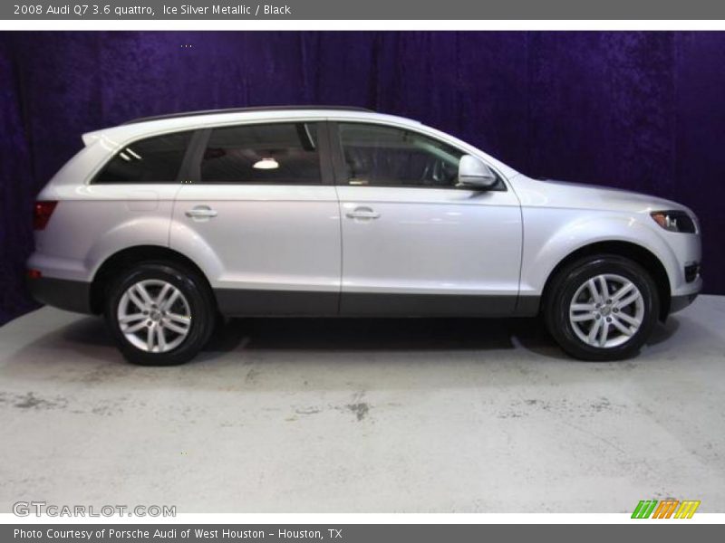 Ice Silver Metallic / Black 2008 Audi Q7 3.6 quattro