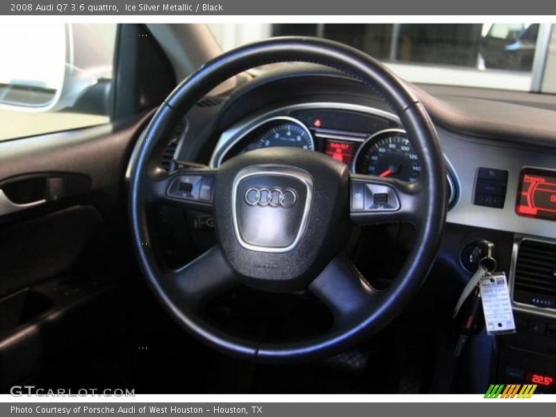 Ice Silver Metallic / Black 2008 Audi Q7 3.6 quattro